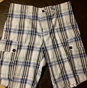 Lacoste plaid shorts